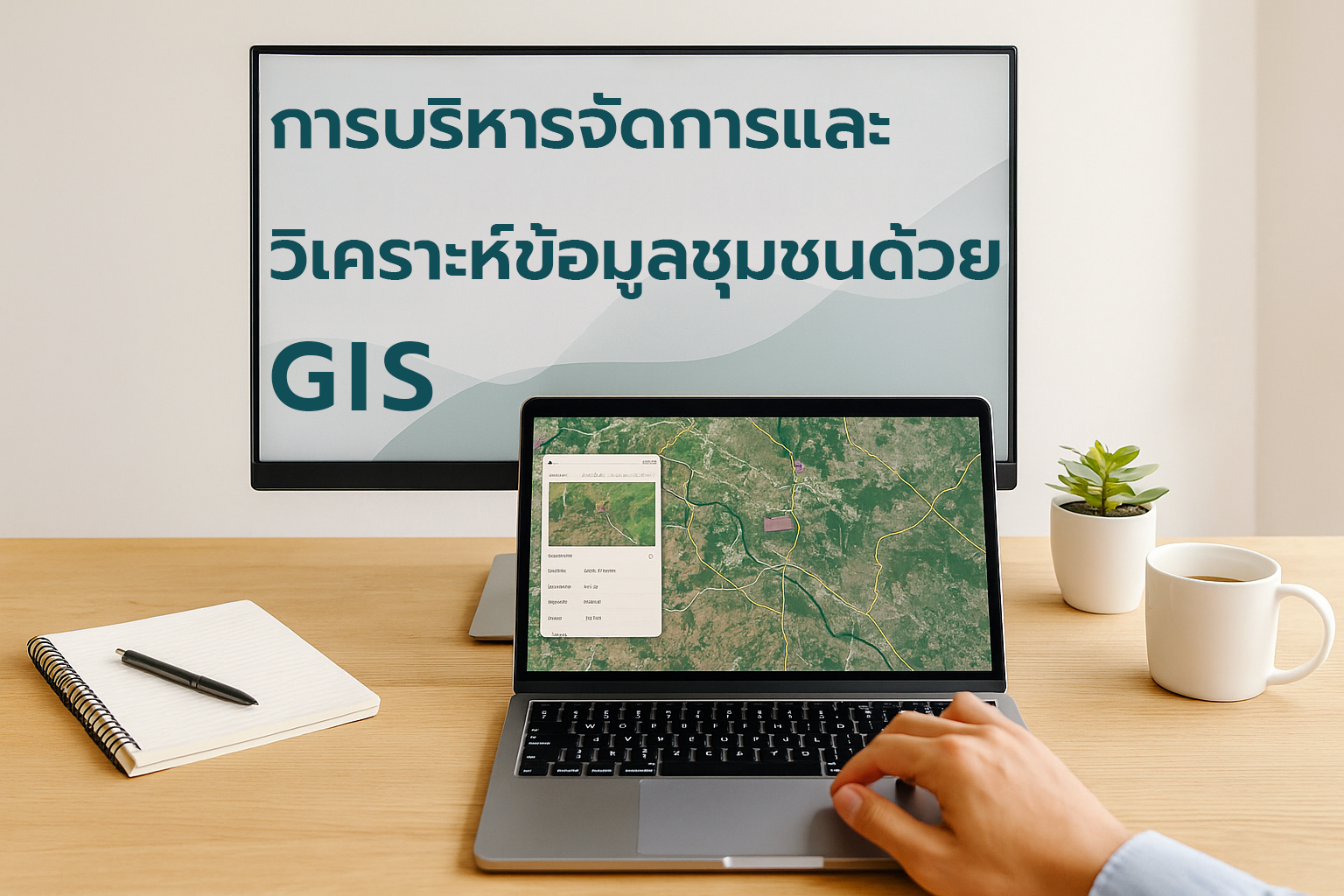 การบริหารจัดการและวิเคราะห์ข้อมูลชุมชนด้วย GIS