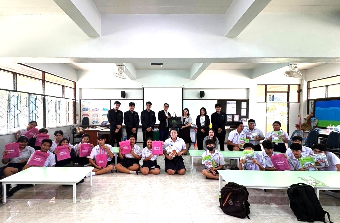 HUSO มรน. ROADSHOW 70 แนะแนวการศึกษา ณ โรงเรียนกรับใหญ่ว่องกุศลกิจพิทยาคม