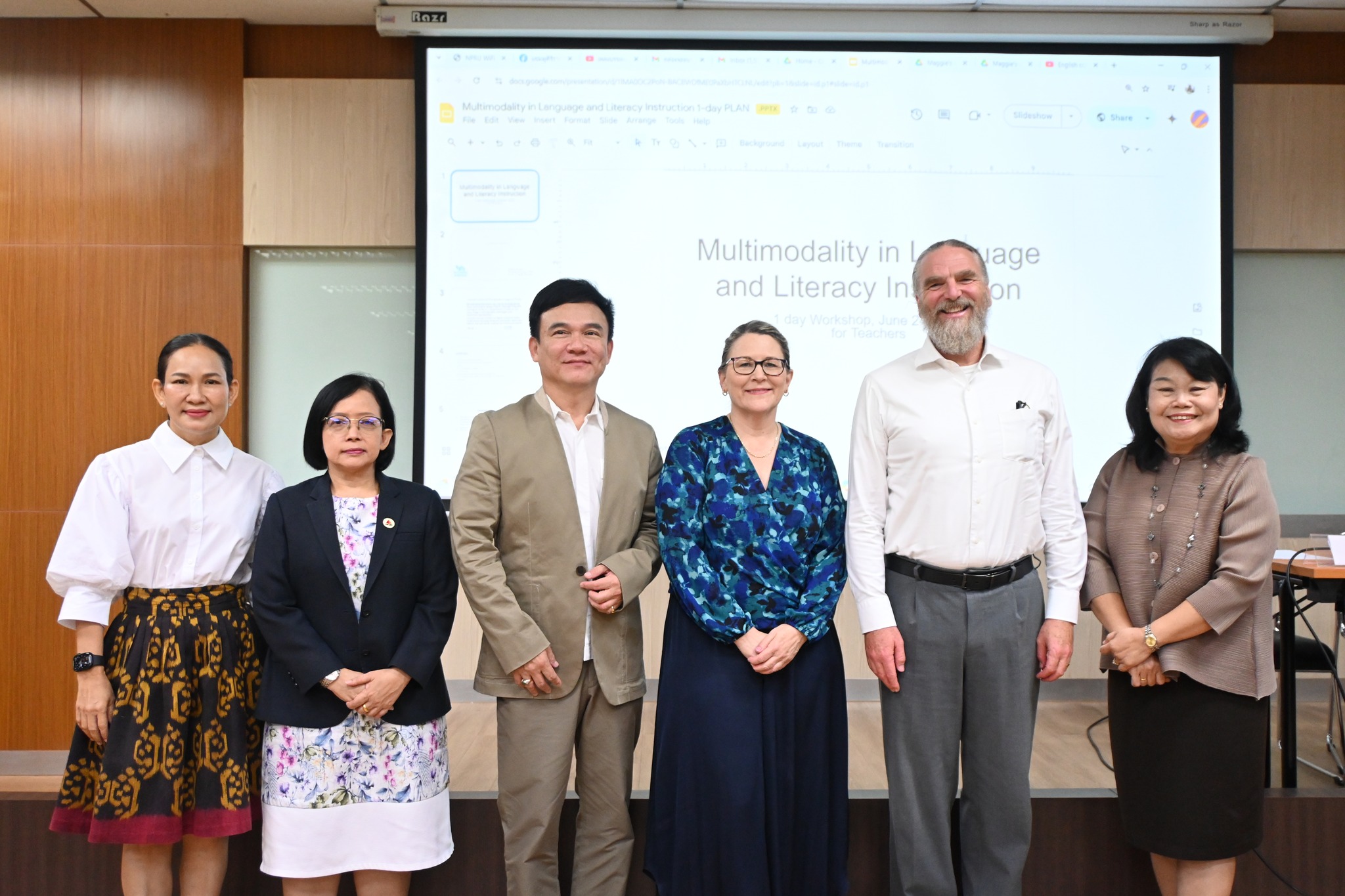 โครงการอบรมเชิงปฏิบัติการการพัฒนาทักษะการสอนและการวิจัย