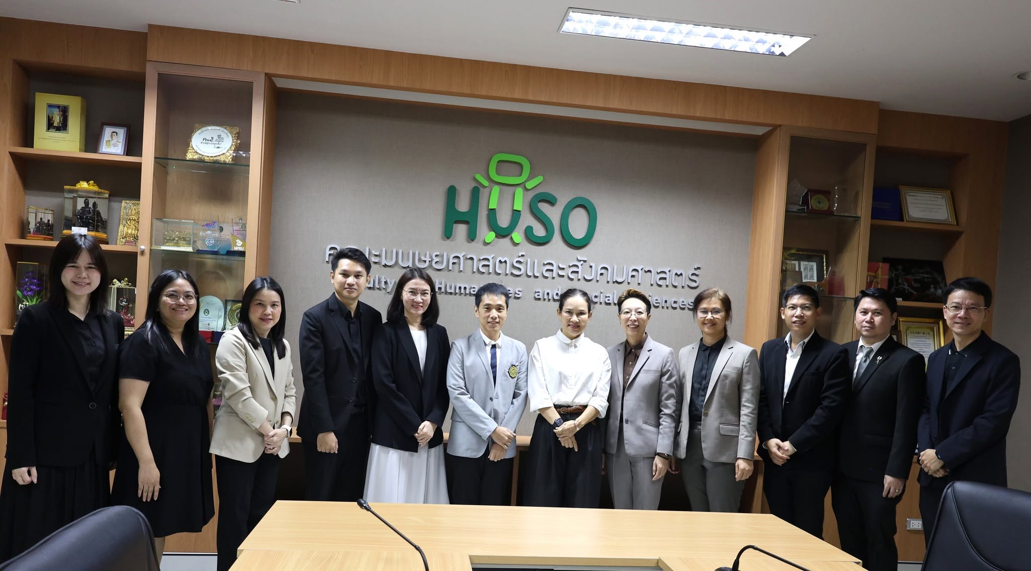 สาขาวิชานิติศาสตร์ มรภ.นครปฐม เข้ารับการตรวจประเมินคุณภาพหลักสูตรตามเกณฑ์ AUN-QA