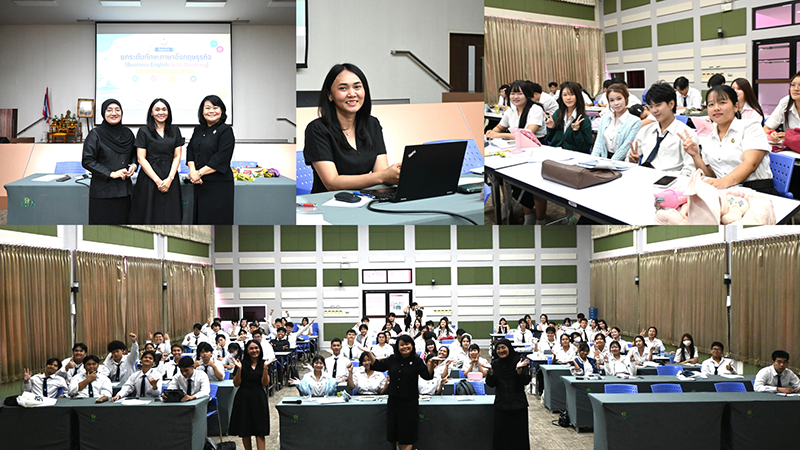 สาขาวิชาภาษาอังกฤษธุรกิจ จัดกิจกรรมเสริมทักษะการสื่อสารภาษาอังกฤษเชิงวิชาชีพ ครั้งที่ 2