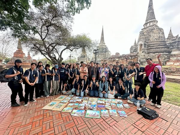 กิจกรรมศึกษาดูงานประวัติศาสตร์ศิลปะ วัฒนธรรม ณ อุทยานประวัติศาสตร์พระนครศรีอยุธยา 